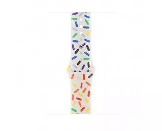 Силиконовый ремешок для Apple Watch 44/45/46 mm Apple Sport Band Pride Edition - S/M (MRTN3)