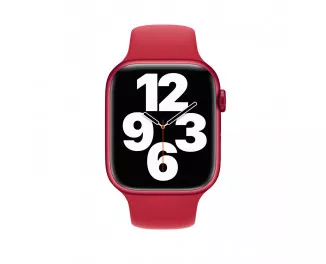 Силіконовий ремінець для Apple Watch 44/45/46 mm Apple Sport Band (PRODUCT)RED (MKUV3)