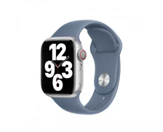 Силиконовый ремешок для Apple Watch 44/45/46 mm Apple Sport Band Slate Blue (MP7U3)