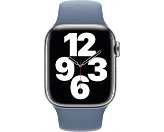 Силіконовий ремінець для Apple Watch 44/45/46 mm Apple Sport Band Slate Blue (MP7U3)