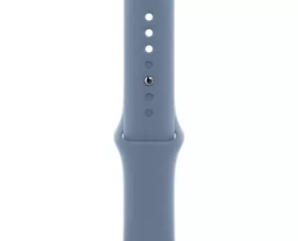 Силіконовий ремінець для Apple Watch 44/45/46 mm Apple Sport Band Slate Blue (MP7U3)