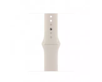 Силиконовый ремешок для Apple Watch 44/45/46 mm Apple Sport Band Starlight - M/L (MPLW3)