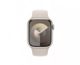 Силіконовий ремінець для Apple Watch 44/45/46 mm Apple Sport Band Starlight - M/L (MT3K3)