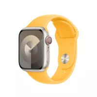 Силиконовый ремешок для Apple Watch 44/45/46 mm Apple Sport Band Sunshine - M/L (MWN03ZM/A)