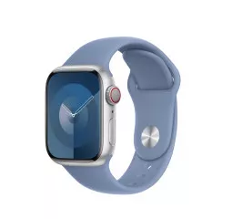 Силиконовый ремешок для Apple Watch 44/45/46 mm Apple Sport Band Winter Blue - M/L (MT443ZM/A)