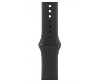 Силиконовый ремешок для Apple Watch 46mm Apple Sport Band Black - XL (MXM53)