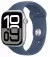 Силиконовый ремешок для Apple Watch 46mm Apple Sport Band Denim - S/M (MXLV3)