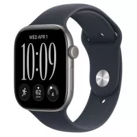 Силиконовый ремешок для Apple Watch 46mm Apple Sport Band Navy Blue - M/L (MJVU4)