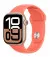 Силиконовый ремешок для Apple Watch 46mm Apple Sport Band Tangerine - S/M (MDT54)