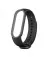 Силиконовый ремешок Xiaomi Mi Band 5/6 Black/Gray