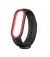 Силиконовый ремешок Xiaomi Mi Band 5/6 Black/Red
