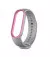 Силиконовый ремешок Xiaomi Mi Band 5/6 Gray/Pink