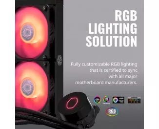 Система водяного охолодження Cooler Master MasterLiquid ML240L V2 RGB (MLW-D24M-A18PC-R2)