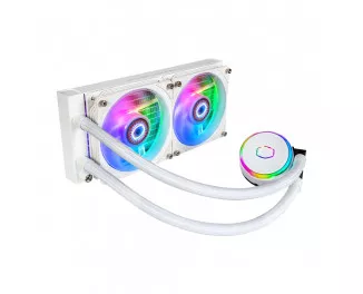 Система водяного охлаждения CoolerMaster MasterLiquid PL240 Flux White Edition (MLY-D24M-A23PZ-RW)