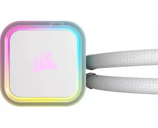 Система водяного охолодження Corsair iCUE H100i RGB Elite White (CW-9060078-WW)