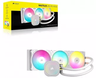 Система водяного охлаждения Corsair Nautilus 360 RS ARGB White (CW-9060095-WW)