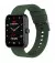 Смарт-часы 2E Alpha SQ Music Edition 46mm Black-Green (2E-CWW40BKGN)