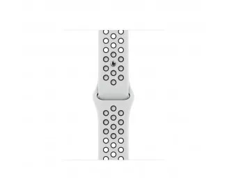 Смарт-часы Apple Watch Nike Series 7 GPS 45mm Starlight Aluminum Case with Pure Platinum/Black Nike Sport Band (MKNA3)
