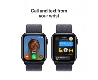 Смарт-часы Apple Watch SE 2 (2024) GPS 40mm Midnight Aluminum Case with Ink Sport Loop (MXEA3)
