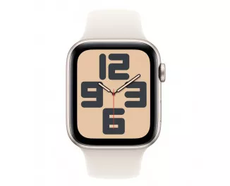Смарт-часы Apple Watch SE 2 (2024) GPS 40mm Starlight Aluminum Case with Starlight Sport Band - M/L (MXEG3)