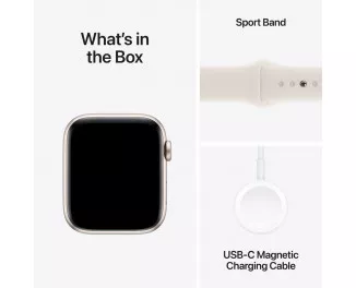 Смарт-часы Apple Watch SE 2 (2024) GPS 40mm Starlight Aluminum Case with Starlight Sport Band - M/L (MXEG3)