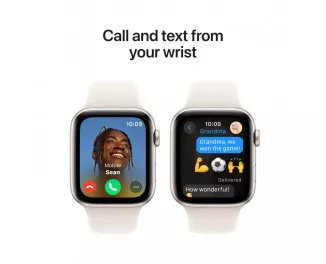 Смарт-часы Apple Watch SE 2 (2024) GPS 40mm Starlight Aluminum Case with Starlight Sport Band - M/L (MXEG3)