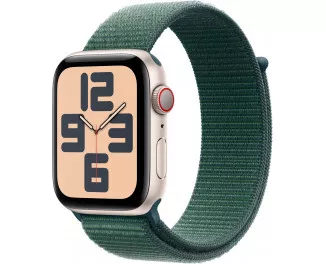 Смарт-годинник Apple Watch SE 2 (2024) GPS + Cellular 40mm Starlight Aluminum Case with Lake Green Sport Loop (MXFX3) Смарт-годинник Apple Watch SE 2 (2024) GPS + Cellular 40mm Starlight Aluminum Case with Lake Green Sport Loop (MXFX3)