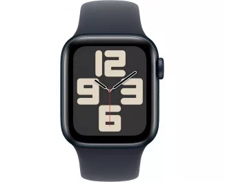 Смарт-часы Apple Watch SE 2 (2024) GPS + Cellular 44mm Midnight Aluminum Case with Midnight Sport Band - M/L (MXG23, MNPY3, MNU03, MRH73)