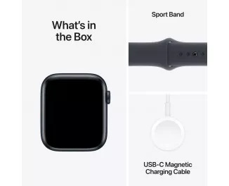 Смарт-часы Apple Watch SE 2 (2024) GPS + Cellular 44mm Midnight Aluminum Case with Midnight Sport Band - M/L (MXG23, MNPY3, MNU03, MRH73)