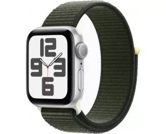 Смарт-часы Apple Watch SE 2 GPS 40mm Silver Aluminum Case with Cypress Sport Loop (MRTT3 + MT573)