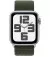Смарт-часы Apple Watch SE 2 GPS 40mm Silver Aluminum Case with Cypress Sport Loop (MRTT3 + MT573)