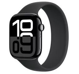 Смарт-часы Apple Watch Series 10 GPS 42mm Jet Black Aluminum Case with Black Solo Loop - Size 6 (MWWX3+MY7V3)