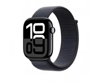 Смарт-часы Apple Watch Series 10 GPS 42mm Jet Black Aluminum Case with Ink Sport Loop (MWWG3)