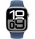 Смарт-часы Apple Watch Series 10 GPS 46mm Silver Aluminum Case with Denim Sport Band - S/M (MWWL3)