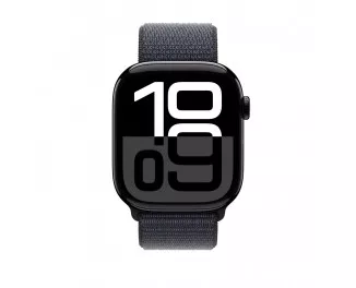 Смарт-часы Apple Watch Series 10 GPS + Cellular 46mm Jet Black Aluminum Case with Ink Sport Loop (MWY53)
