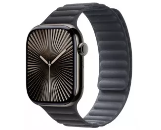 Смарт-часы Apple Watch Series 10 GPS + Cellular 46mm Slate Titanium Case with Black Magnetic Link - S/M (MX173+MXWY3)