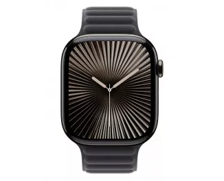 Смарт-часы Apple Watch Series 10 GPS + Cellular 46mm Slate Titanium Case with Black Magnetic Link - S/M (MX173+MXWY3)