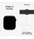 Смарт-годинник Apple Watch Series 11 GPS 42mm Jet Black Aluminum Case with Black Sport Band - M/L (MEQU4)