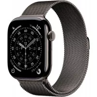 Смарт-часы Apple Watch Series 11 GPS + Cellular 42mm Slate Titanium Case with Slate Milanese Loop (MF8U4)