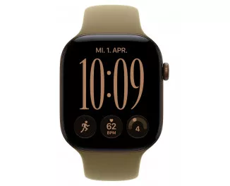 Смарт-часы Apple Watch Series 12 GPS 46mm Dark Bronze Aluminum Case with Olive Sport Band - M/L (MJEU4)