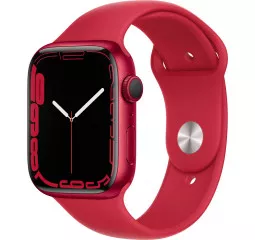 Смарт-часы Apple Watch Series 7 GPS 41mm (PRODUCT)RED Aluminum Case with (PRODUCT)RED Sport Band (MKN23)
