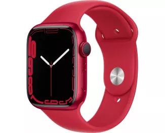 Смарт-часы Apple Watch Series 7 GPS 41mm (PRODUCT)RED Aluminum Case with (PRODUCT)RED Sport Band (MKN23)