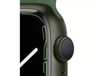 Смарт-часы Apple Watch Series 7 GPS 45mm Green Aluminum Case with Clover Sport Band (MKN73)