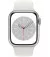 Смарт-часы Apple Watch Series 8 GPS + Cellular 45mm Silver Aluminum Case with White Sport Band (MP4J3)