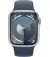 Смарт-часы Apple Watch Series 9 GPS 41mm Silver Aluminum Case with Storm Blue Sport Band - S/M (MR903)