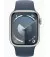 Смарт-часы Apple Watch Series 9 GPS 45mm Silver Aluminum Case with Storm Blue Sport Band - S/M (MR9D3)