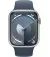 Смарт-часы Apple Watch Series 9 GPS + Cellular 41mm Silver Aluminum Case with Storm Blue Sport Band - S/M (MRHV3)