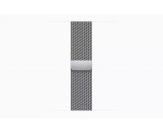 Смарт-годинник Apple Watch Series 9 GPS + Cellular 41mm Silver Stainless Steel Case with Silver Milanese Loop (MRJ43)