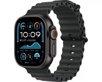 Смарт-часы Apple Watch Ultra 2 2024 GPS + Cellular 49mm Black Titanium Case with Black Ocean Band (MX4P3)