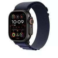 Смарт-часы Apple Watch Ultra 2 2024 GPS + Cellular 49mm Black Titanium Case with Navy Alpine Loop - Medium (MYTF3+MYPX3)